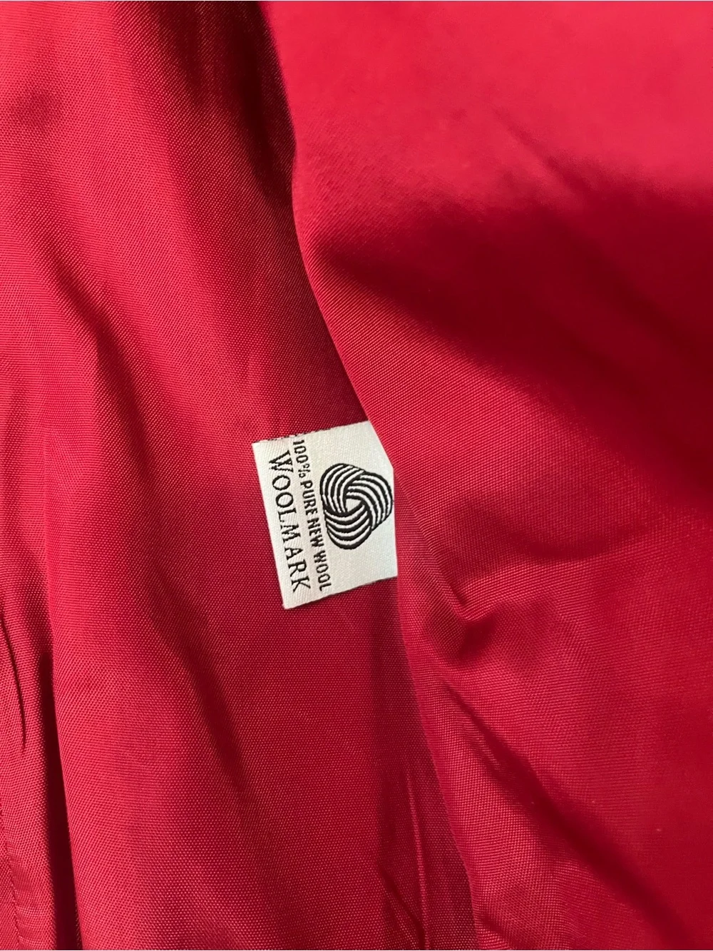 Pendleton Vintage Wool Blazer Single Button Sz 8 Red Office Corporate Academia